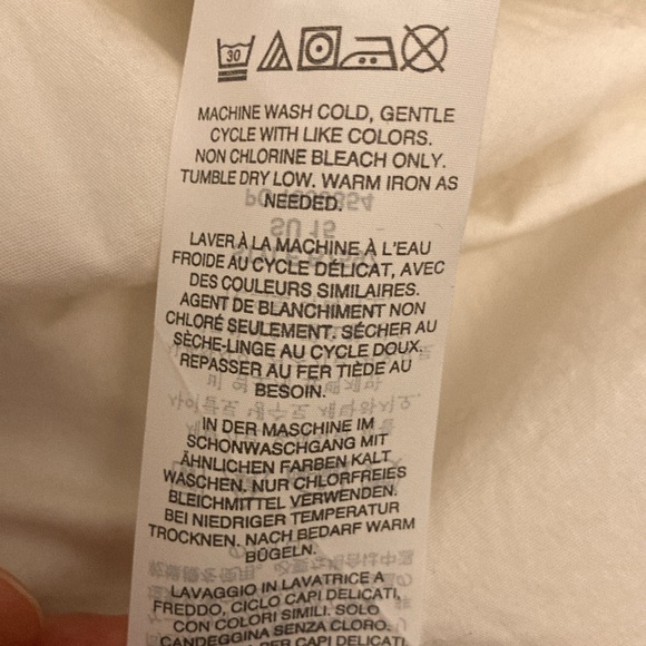 White J. Crew Endless Shirt with extra long french cuffs from sp/su2015, size 0P - Picture 7 of 8